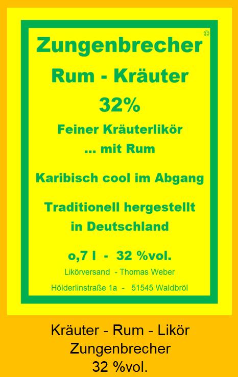 Kräuterlikör mit Rum kaufen Likörversand Rumlikör Deutschland
